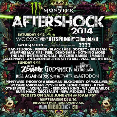 Aftershock-Festival-2014-lineup