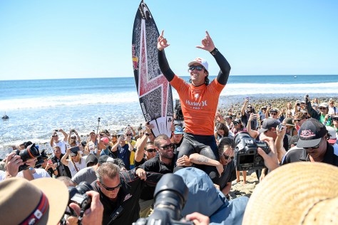 Jordy Smith is the Hurley Pro Trestles WINNER by defeating Joel Parkinson in the final.